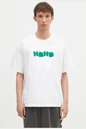 NEIGHBORHOOD T-shirt bawełniany Tee SS-7 męski kolor z nadrukiem 242PCNH.ST07