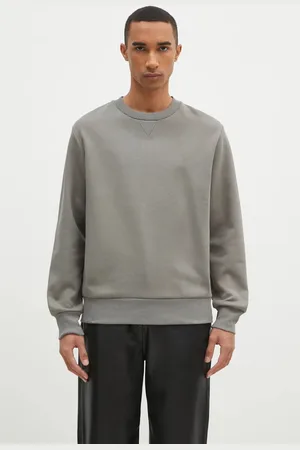 A.P.C. Bluza bawełniana Sweat Duck męska kolor gładka COGAW.M27771-KHAKI