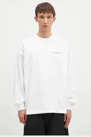 Mki Miyuki-Zoku Longsleeve bawełniany Uniform Long Sleeve Tee kolor gładki UNIFORM.LONG.SLEEVE.TEE