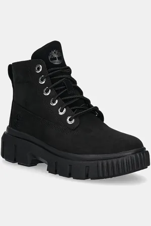 Timberland Workery zamszowe Greyfield damskie kolor na platformie TB0A5RNG0011