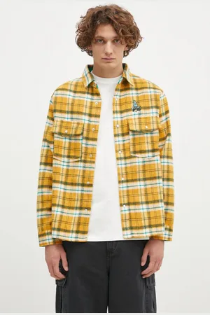 ICECREAM Koszula Flannel Overshirt męska kolor relaxed z kołnierzykiem klasycznym IC24319