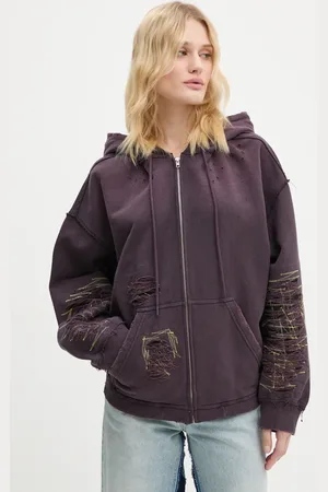 Maison Margiela Bluza bawełniana damska kolor z kapturem gładka S62GU0130.M25004