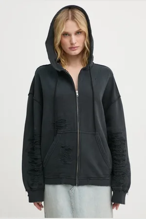 Maison Margiela Bluza bawełniana damska kolor z kapturem gładka S62GU0130.M25004