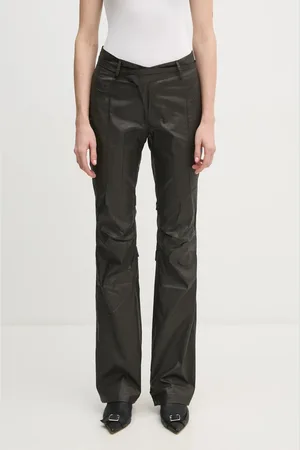 OTTOLINGER Spodnie Deconstructed Flared Pants damskie kolor dzwony medium waist 2209080105