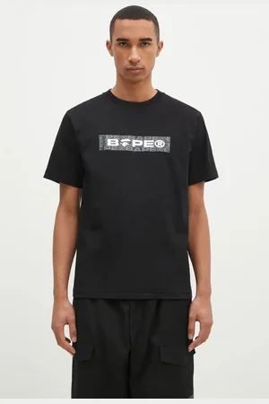 A Bathing Ape T-shirt bawełniany Lux Sport Pattern Box Logo męski kolor z nadrukiem 1K80110050