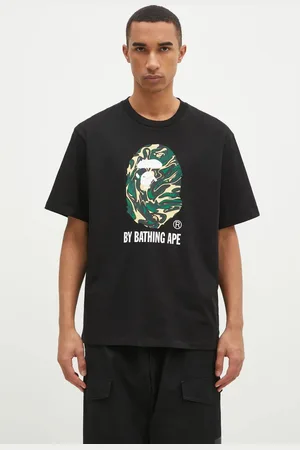 A Bathing Ape T-shirt bawełniany Marbling Camo By Bathing Ape Relaxed Fit męski kolor z nadrukiem 1K80110323