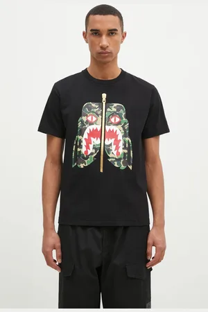 A Bathing Ape T-shirt bawełniany Abc Camo Tiger męski kolor z nadrukiem 1K80110008