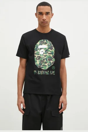 A Bathing Ape T-shirt bawełniany Abc Camo męski kolor z nadrukiem 1K80110006