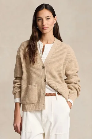Ralph Lauren Kardigan wełniany kolor ciepły 211944515