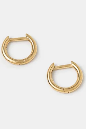 Hatton Labs Kolczyki pozłacane Curve Earrings S HL.W4.637.GL