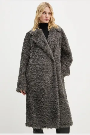 Stand Studio Płaszcz Nicole Coat damski kolor przejściowy dwurzędowy 61126-9094