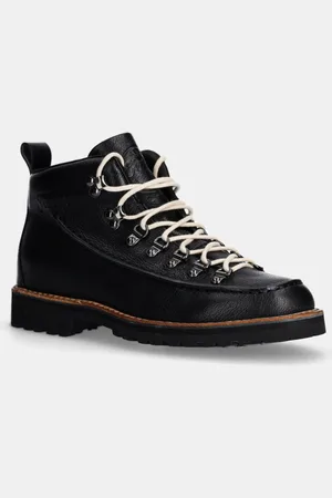 FRACAP Buty skórzane Magnifico męskie kolor MAGNIFICO.M60.ALLBLK
