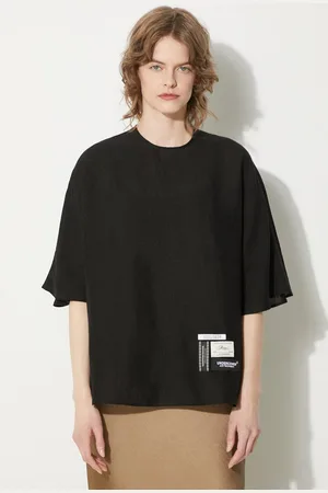 UNDERCOVER Bluzka lniana Blouse kolor gładka UC1D1402.2