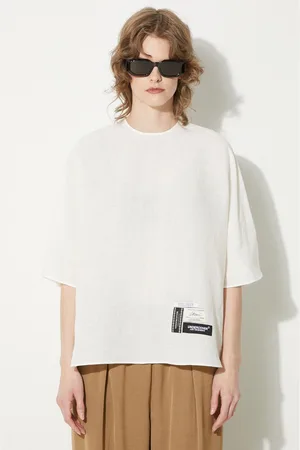 UNDERCOVER Bluzka lniana Blouse kolor gładka UC1D1402.2