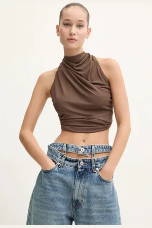 Rick Owens Bluzka damska kolor gładka LI02D5121RV
