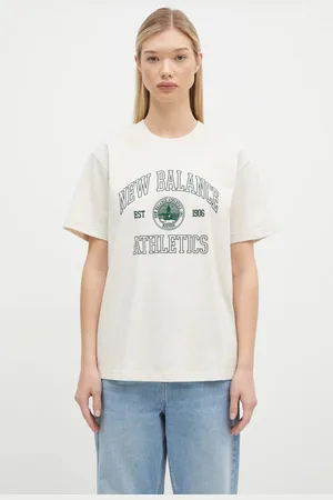 New Balance T-shirt bawełniany damski kolor WT43548LIT