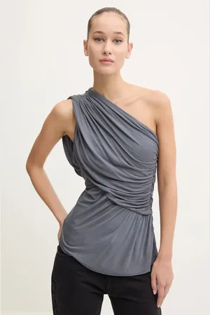 Rick Owens Bluzka damska kolor gładka LI02D5102RV