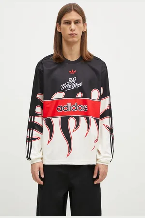 adidas Longsleeve 100 Thieves Longsleeve męski kolor wzorzysty JD8174
