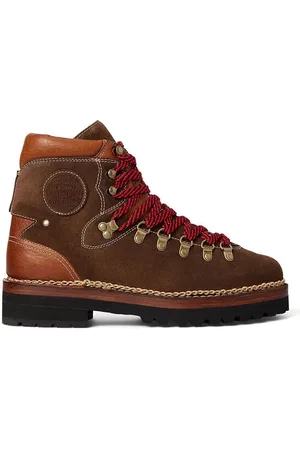 Ralph Lauren Buty zimowe skórzane Alpine Boot męskie kolor 812845751002