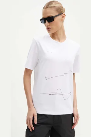 HELIOT EMIL T-shirt kolor z nadrukiem W.09.126.BLK01