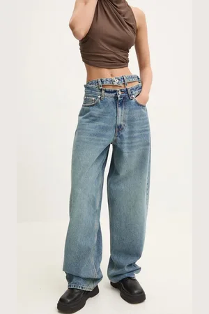 Y / PROJECT Jeansy EVERGREEN MULTI WAISTBAND JEANS damskie high waist 207PA007