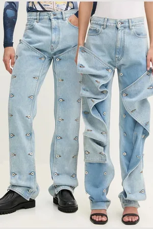 Y / PROJECT Jeansy EVERGREEN SNAP OFF JEANS 207PA009