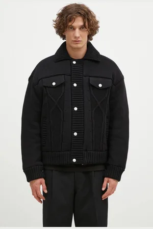 Kenzo Kurtka Knitted Down Jacket męska kolor zimowa oversize FE65OU1419NC.99