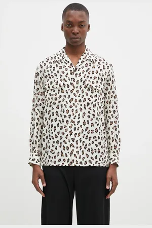 Wacko Maria Koszula Hawaiian Shirt L/S męska kolor relaxed z kołnierzykiem klasycznym 24FW-WMS-HI02