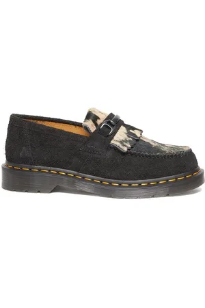 Dr. Martens Mokasyny zamszowe Adrian Snaffle kolor na płaskim obcasie DM31895779