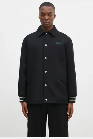 Maison Kitsuné Kurtka wełniana Varsity kolor przejściowa NM02120WM0026
