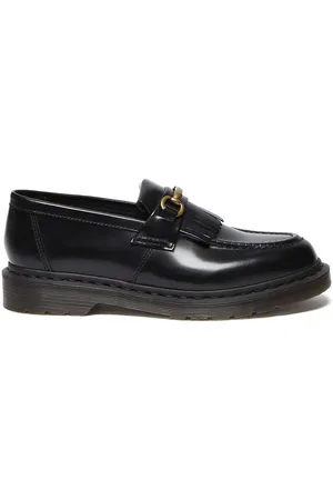 Dr. Martens Mokasyny skórzane Adrian Snaffle kolor na płaskim obcasie DM32102001