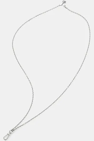 NEIGHBORHOOD Naszyjnik srebrny Swivel Hook Necklace 242IVNH.AC01