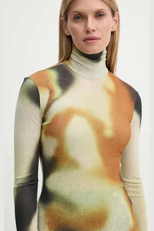 Nanushka Longsleeve HARRI damskie kolor z golfem NW24FWTP33076