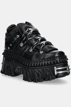 Vetements Sneakersy skórzane Fire Platform kolor UA66SN100B