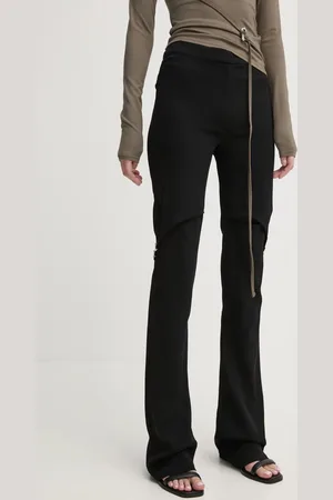 HELIOT EMIL Spodnie damskie kolor dzwony high waist AW24.W.10.177.BLK01