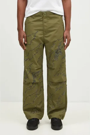 Maharishi Spodnie bawełniane Dpm: Sparse Bonsai Snopants kolor proste 5340.OLIVE