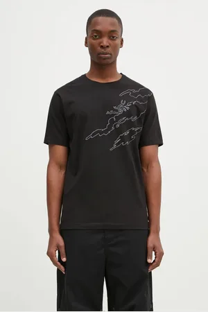 Maharishi T-shirt bawełniany Dpm: Sparse Bonsai T-Shirt męski kolor z aplikacją 5339.BLACK