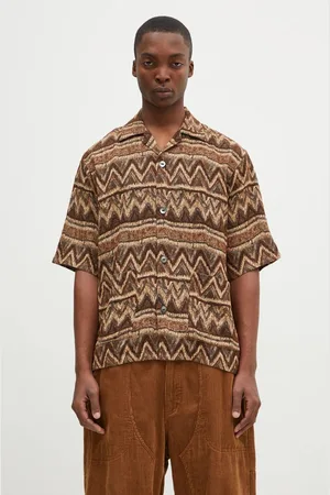 Pins & Needles Koszula z domieszką wełny Cabana Shirt kolor relaxed PU154