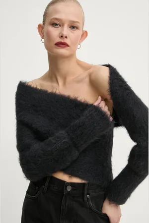 SUNNEI Sweter wełniany kolor gładki RTWWKNW002