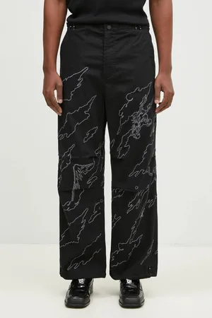 Maharishi Spodnie bawełniane Dpm: Sparse Bonsai Snopants kolor proste 5340.BLACK