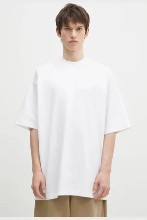 Vetements T-shirt bawełniany Embroidered Logo Oversized kolor gładki UA66TR765W