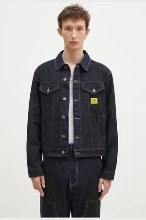 ICECREAM Kurtka jeansowa Oil Stained Trucker Jacket męska kolor przejściowa oversize ICW008