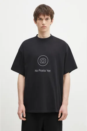 Vetements T-shirt bawełniany No Posts Regular kolor z nadrukiem UA66TR730B
