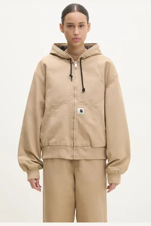 Carhartt Kurtka jeansowa OG Active Jacket damska kolor przejściowa oversize I034321.700