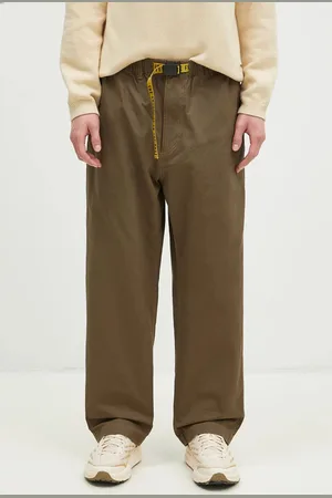 HUMAN MADE Spodnie bawełniane Easy Pants kolor proste HM28PT018