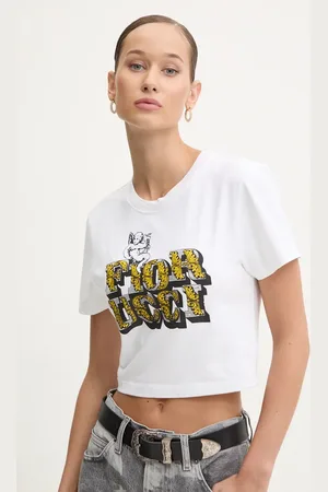 Fiorucci T-shirt damski kolor W01FMTSH094CJ03WH01