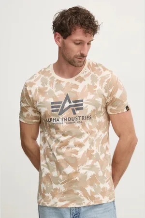 Alpha Industries T-shirt Basic męski kolor wzorzysty