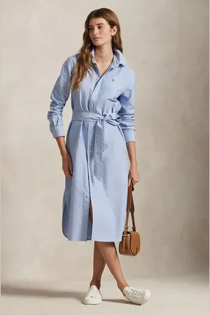 Ralph Lauren Sukienka bawełniana kolor mini prosta