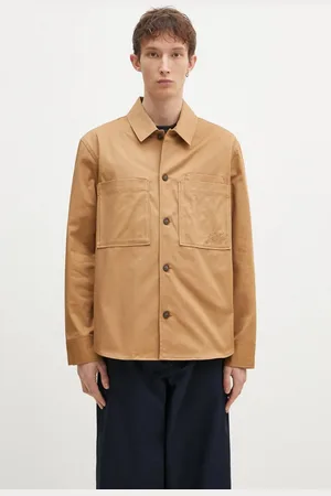 Maison Kitsuné Kurtka koszulowa Overshirt kolor przejściowa oversize MM00401WW0078