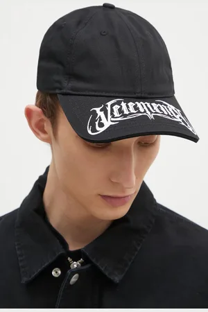 Vetements Czapka z daszkiem bawełniana Metal Logo kolor z aplikacją UA66CA140B